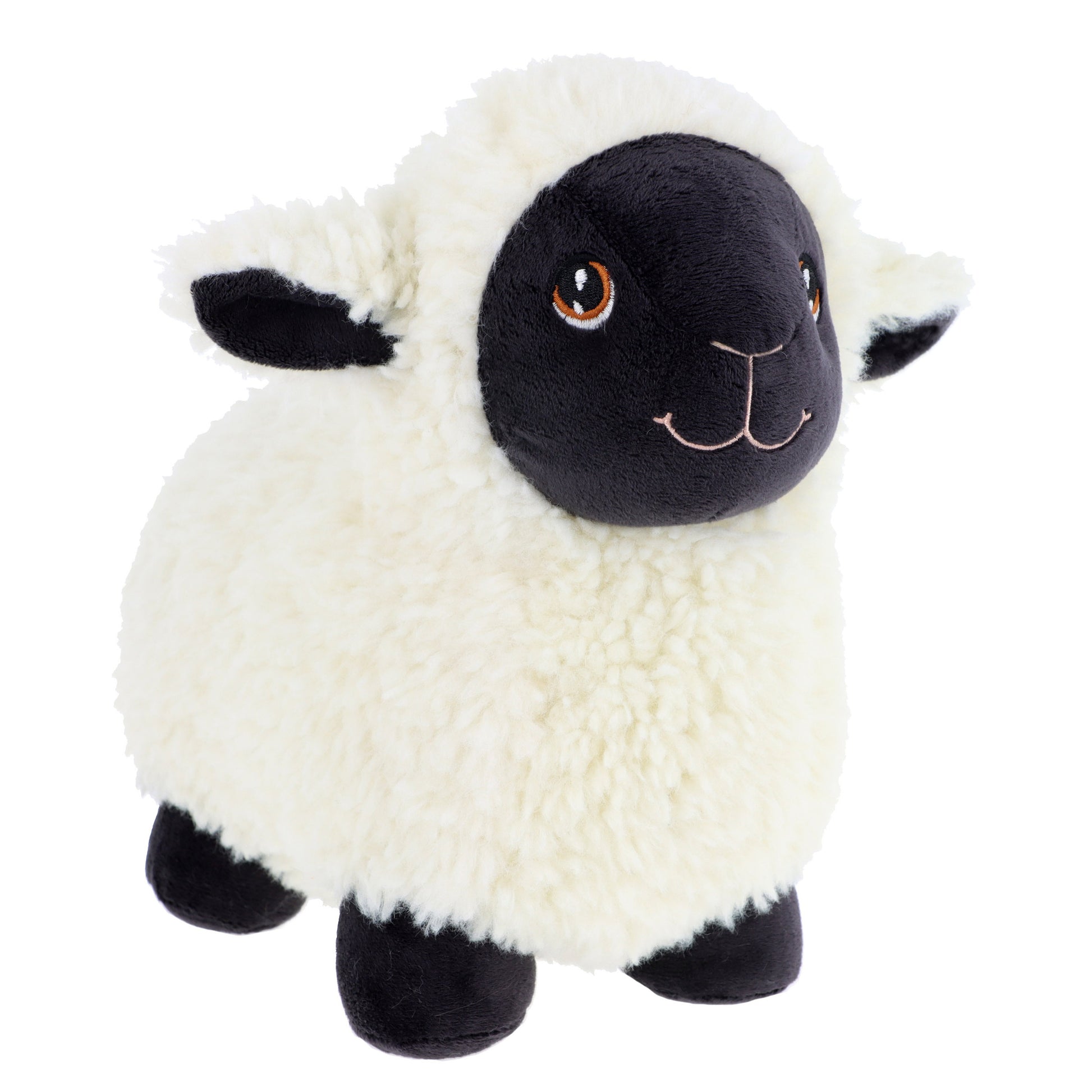 keel-toys-pluche-schaap-lammetje-knuffeldier-wit-zwart-lopend-25-cm_10410918