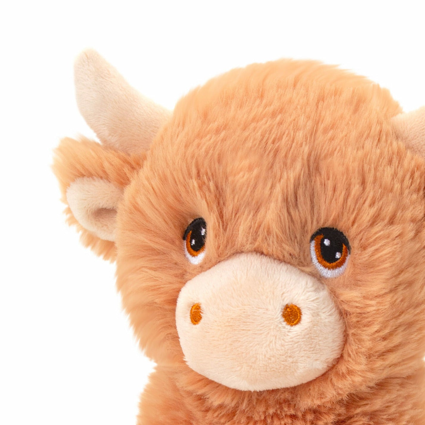 keel-toys-pluche-koe-met-hoorns-knuffeldier-bruin-zittend-25-cm_10410921-1