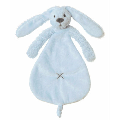 Happy Horse Richie konijnendoekje - blauw - pluche - 25 cm