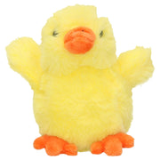 Pluche kuiken knuffel - geel - 12 cm - Pasen thema - Pluchen speelgoed