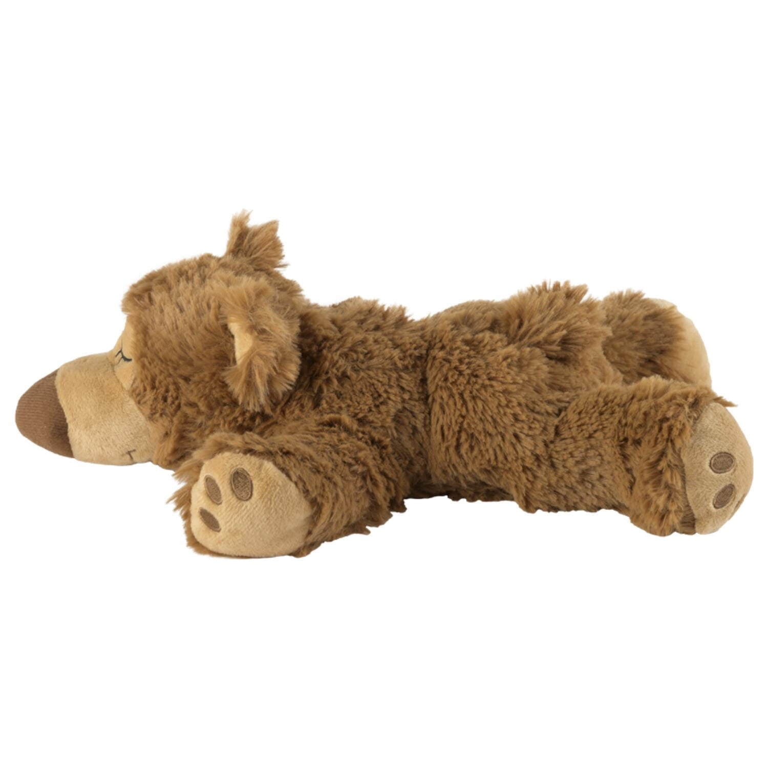 Warmies beer warmteknuffel - bruin - 32 cm - magnetronknuffel - Pluchen speelgoed