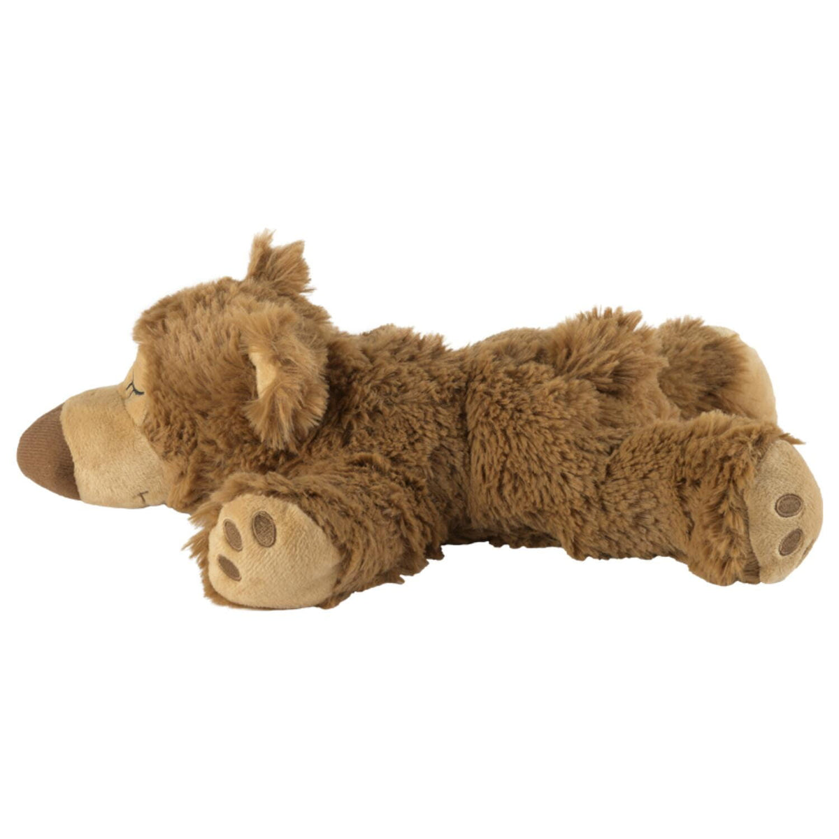 Warmies beer warmteknuffel - bruin - 32 cm - magnetronknuffel - Pluchen speelgoed