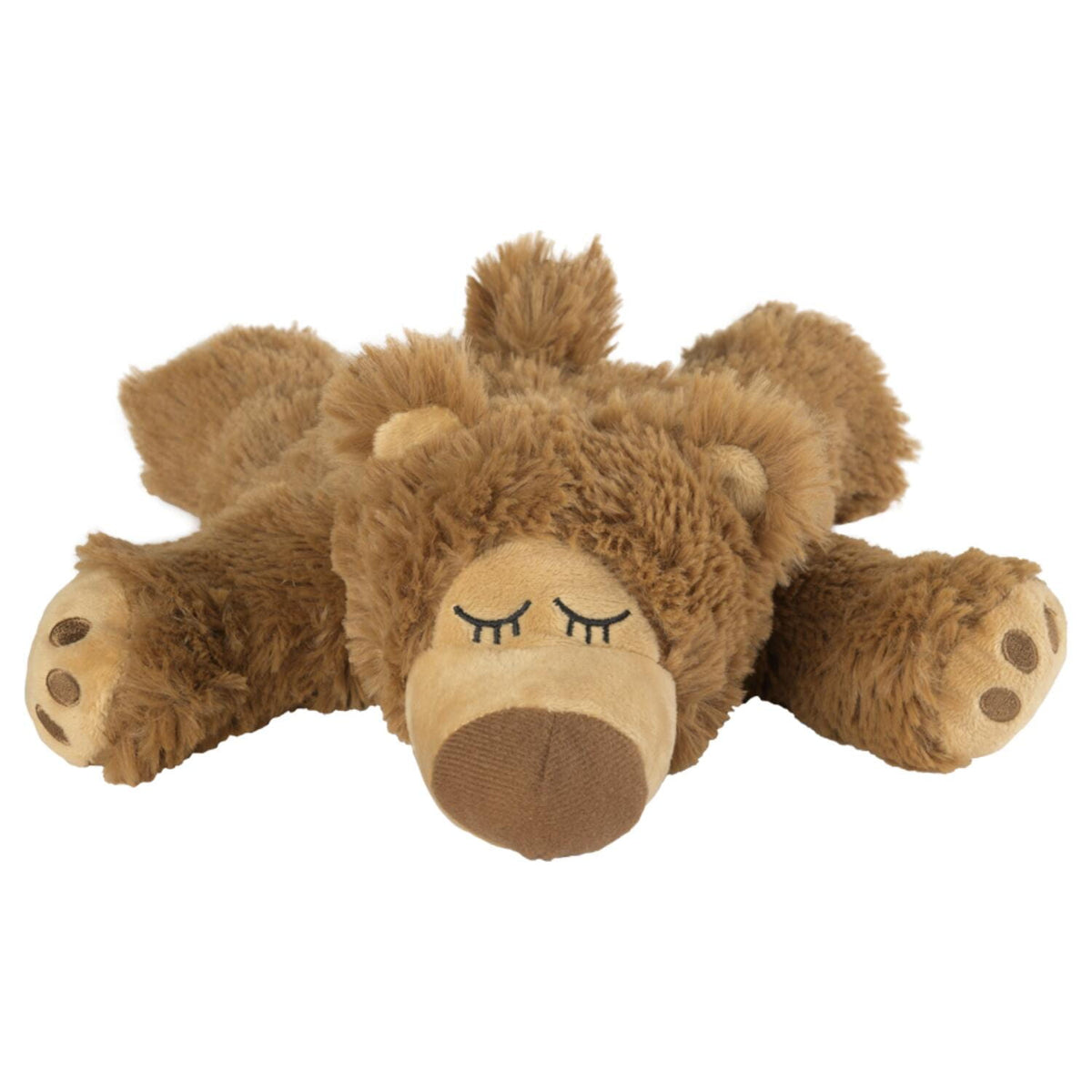 Warmies beer warmteknuffel - bruin - 32 cm - magnetronknuffel - Pluchen speelgoed