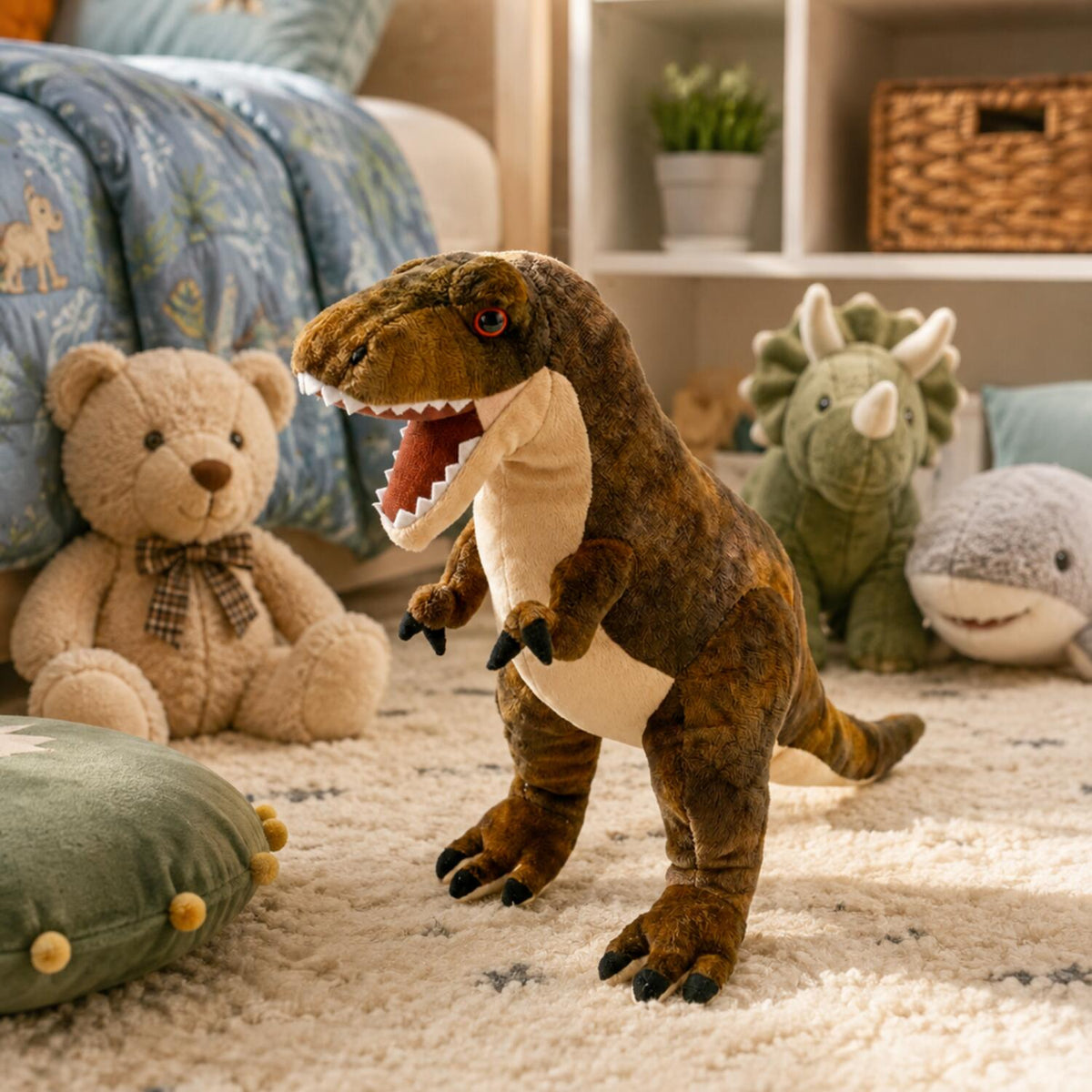 wild-republic-trex-knuffel-pluche-bruin-25-cm_10182942-2