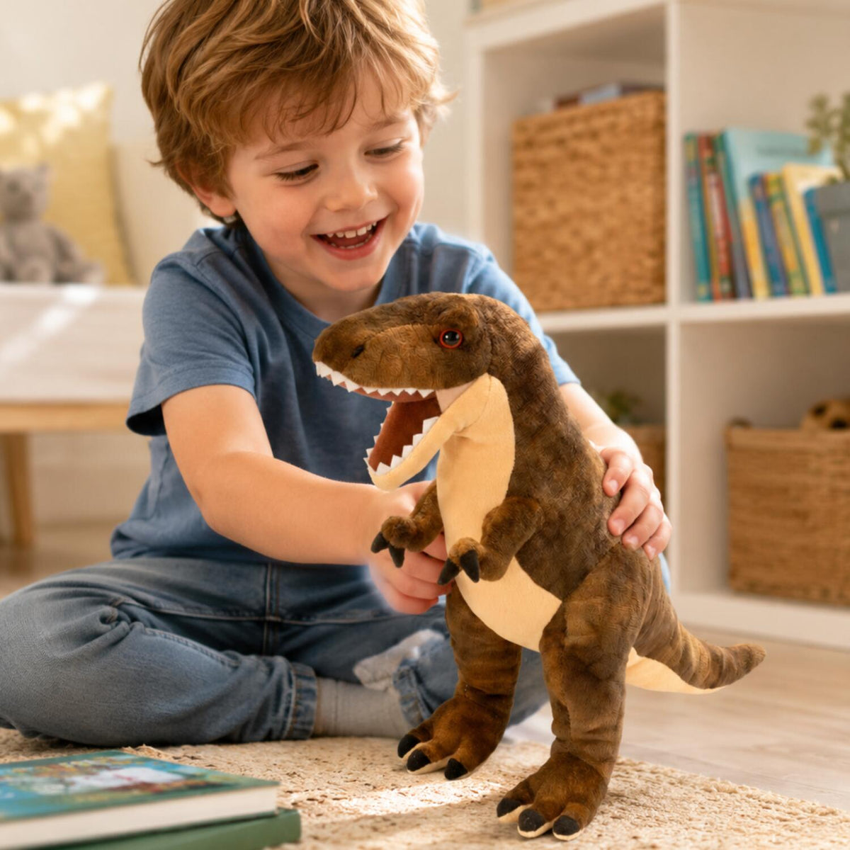 wild-republic-trex-knuffel-pluche-bruin-25-cm_10182942-5