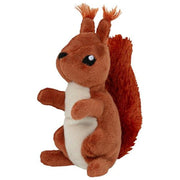 Nature Planet eekhoorn knuffel - pluche - rood - 13 cm - Pluchen speelgoed