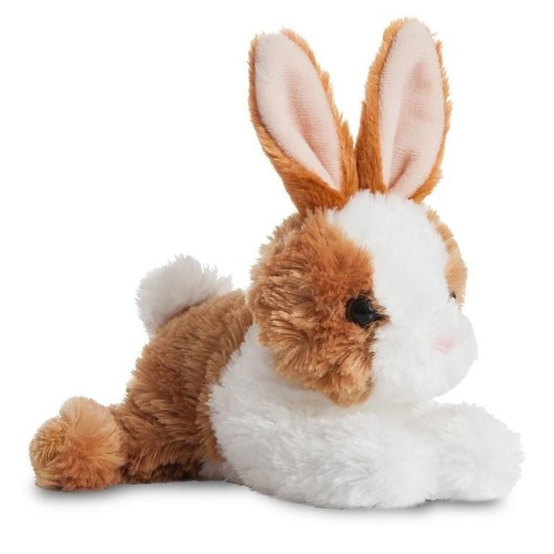 pluche-knuffel-konijn-wit-bruin-20-cm-boerderij-dierenknuffel_10142956