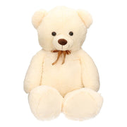 Knuffelbeer XL - pluche - 100 cm - extra groot - beige - Pluchen speelgoed