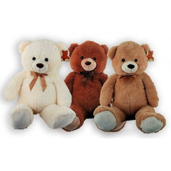 Knuffelbeer XL - pluche - 100 cm - extra groot - beige - Pluchen speelgoed