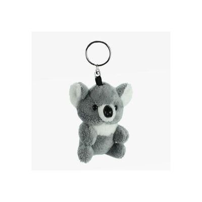 Cornelissen pluche koala knuffel - sleutelhanger - grijs - 10 cm