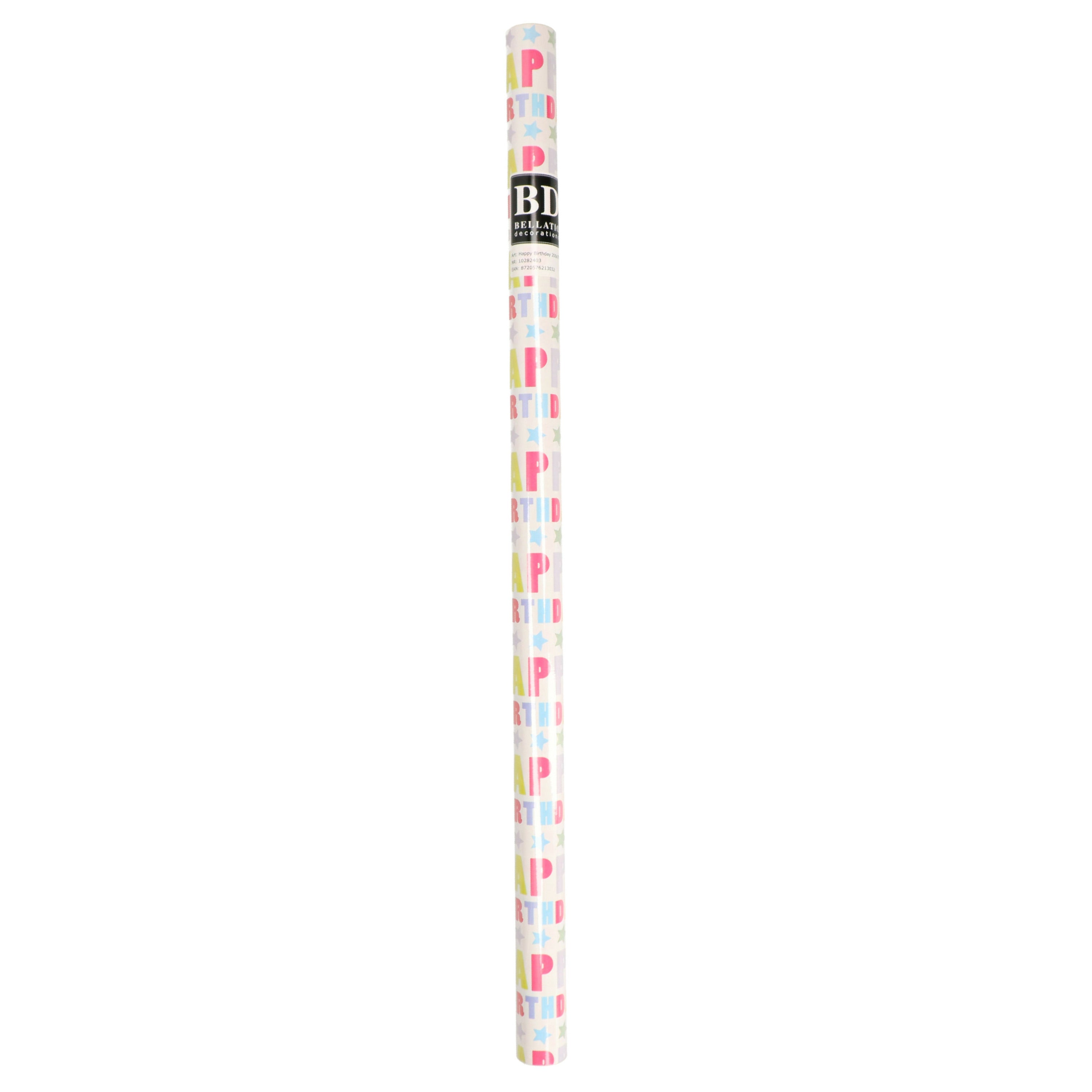 bellatio-decorations-verjaardag-cadeaupapier-happy-birthday-200x70-cm_10501963-4