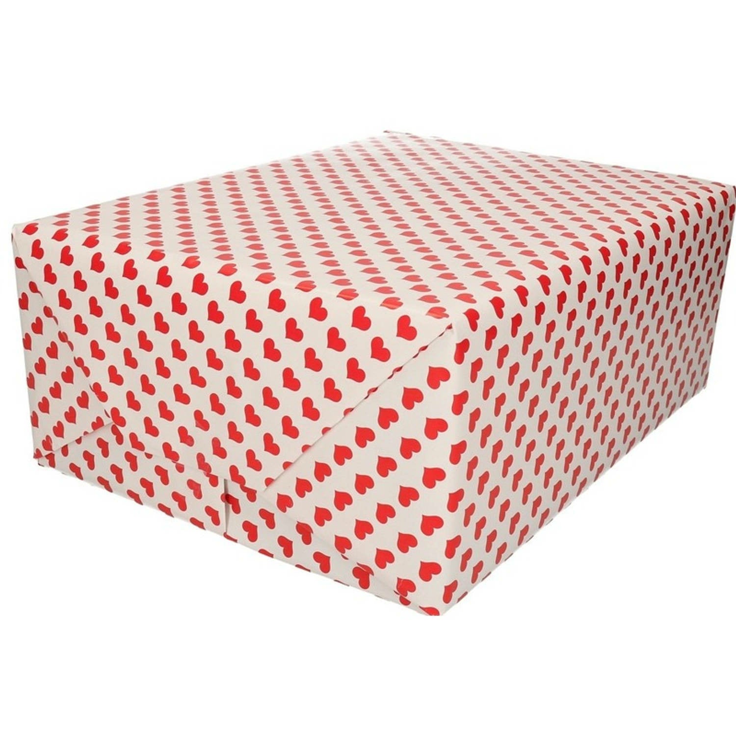 bellatio-decorations-cadeaupapier-hartjes-print-200x70-cm-liefdevol_10501964-3