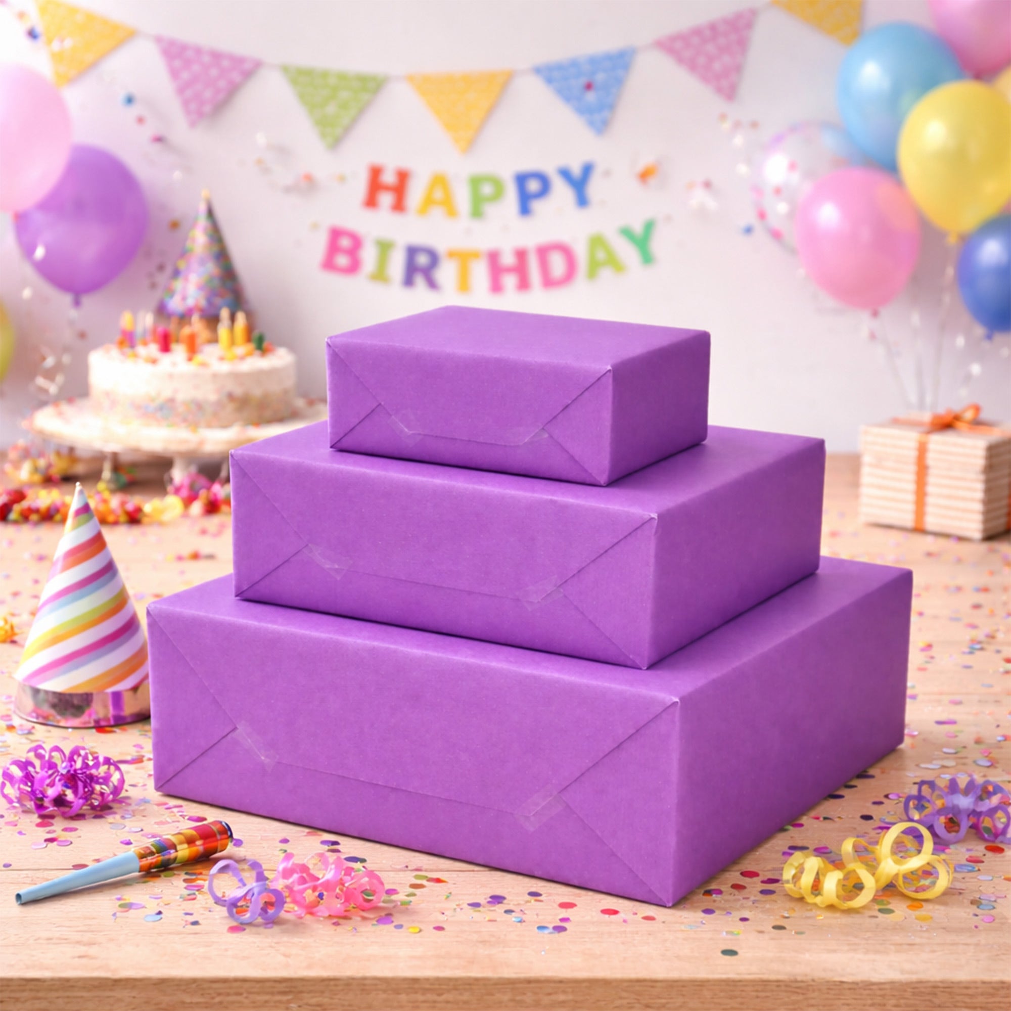 bellatio-decorations-cadeaupapier-paars-200x70-cm-inpakpapier_10501971-5