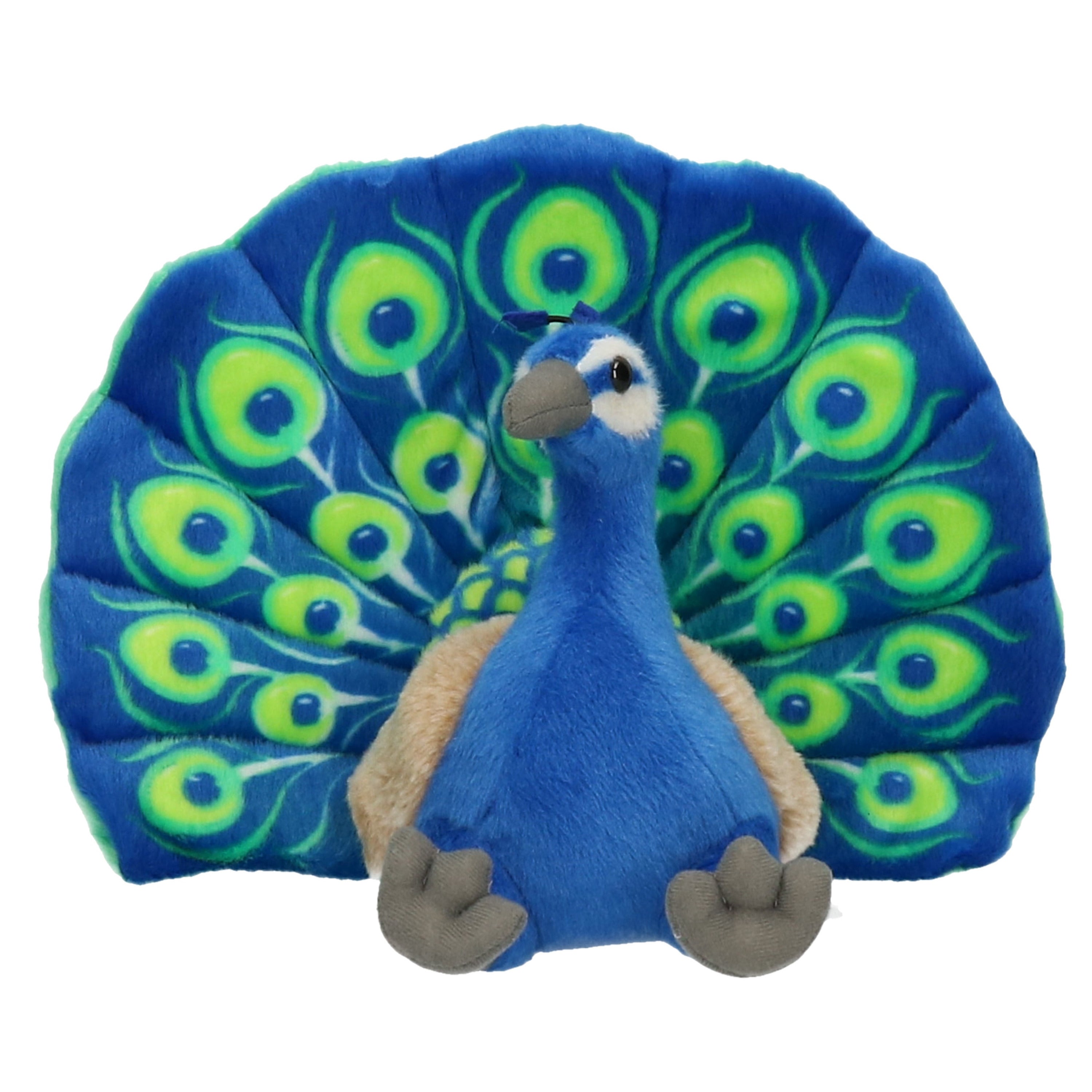 wild-republic-knuffel-pauw-30-cm-pluche-groen-blauw-vogels_10006973-2