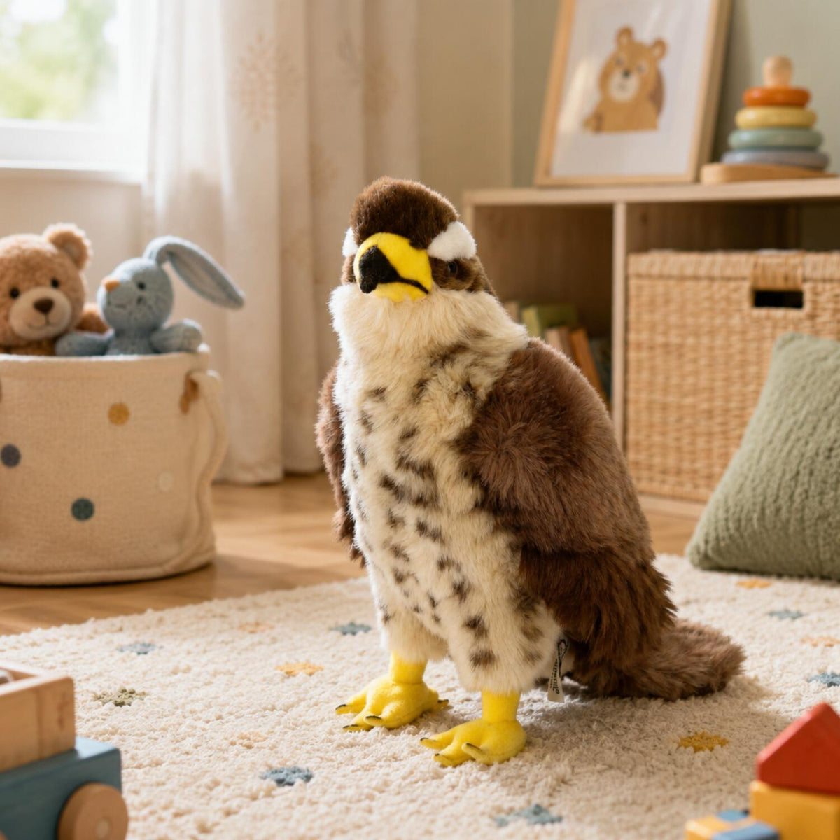 pluche-havik-knuffel-bruin-wit-23-cm-roofvogel-vogelknuffel_10065973-5