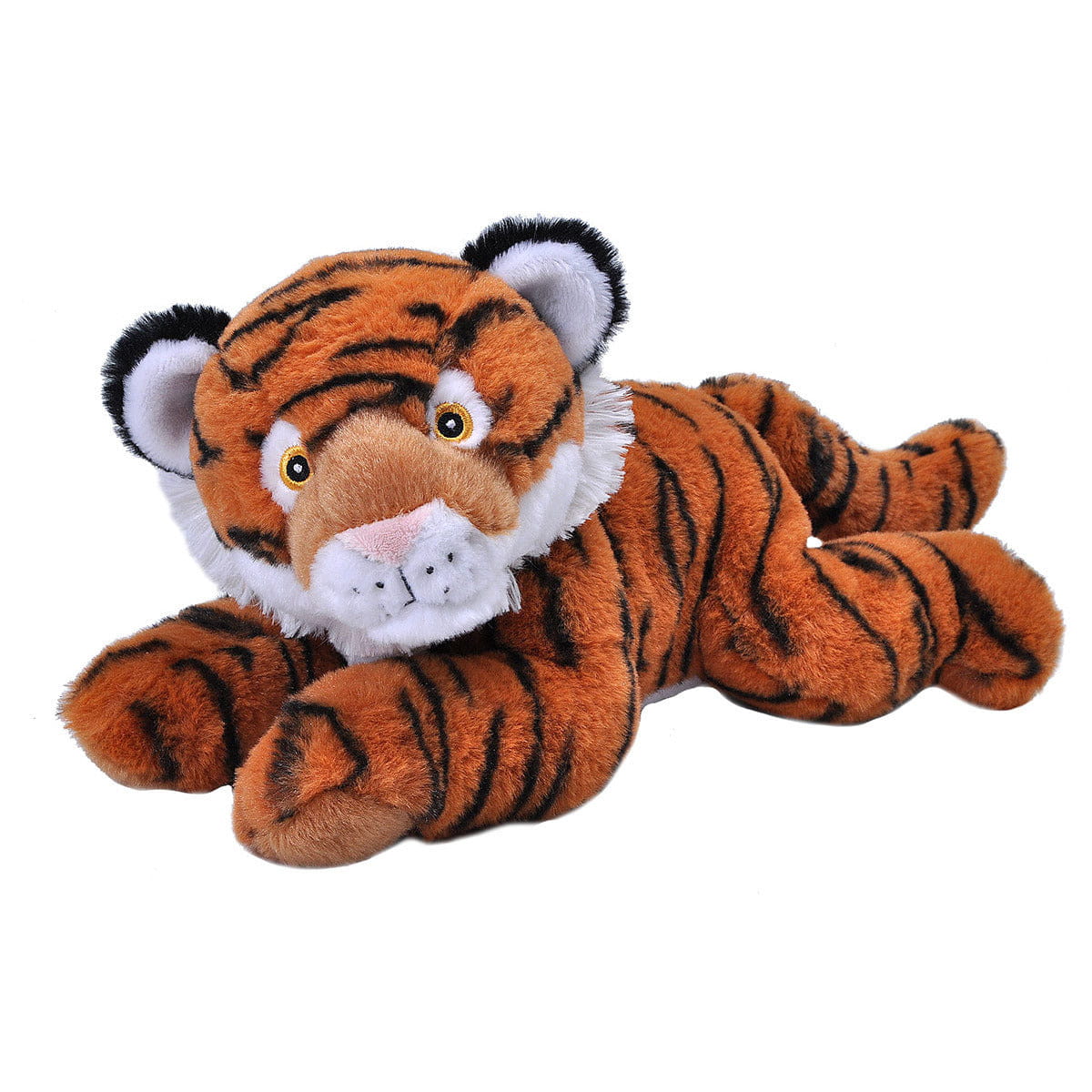 Wild Republic tijger knuffel - pluche - 30 cm - wilde dieren - dierenknuffel - Pluchen speelgoed