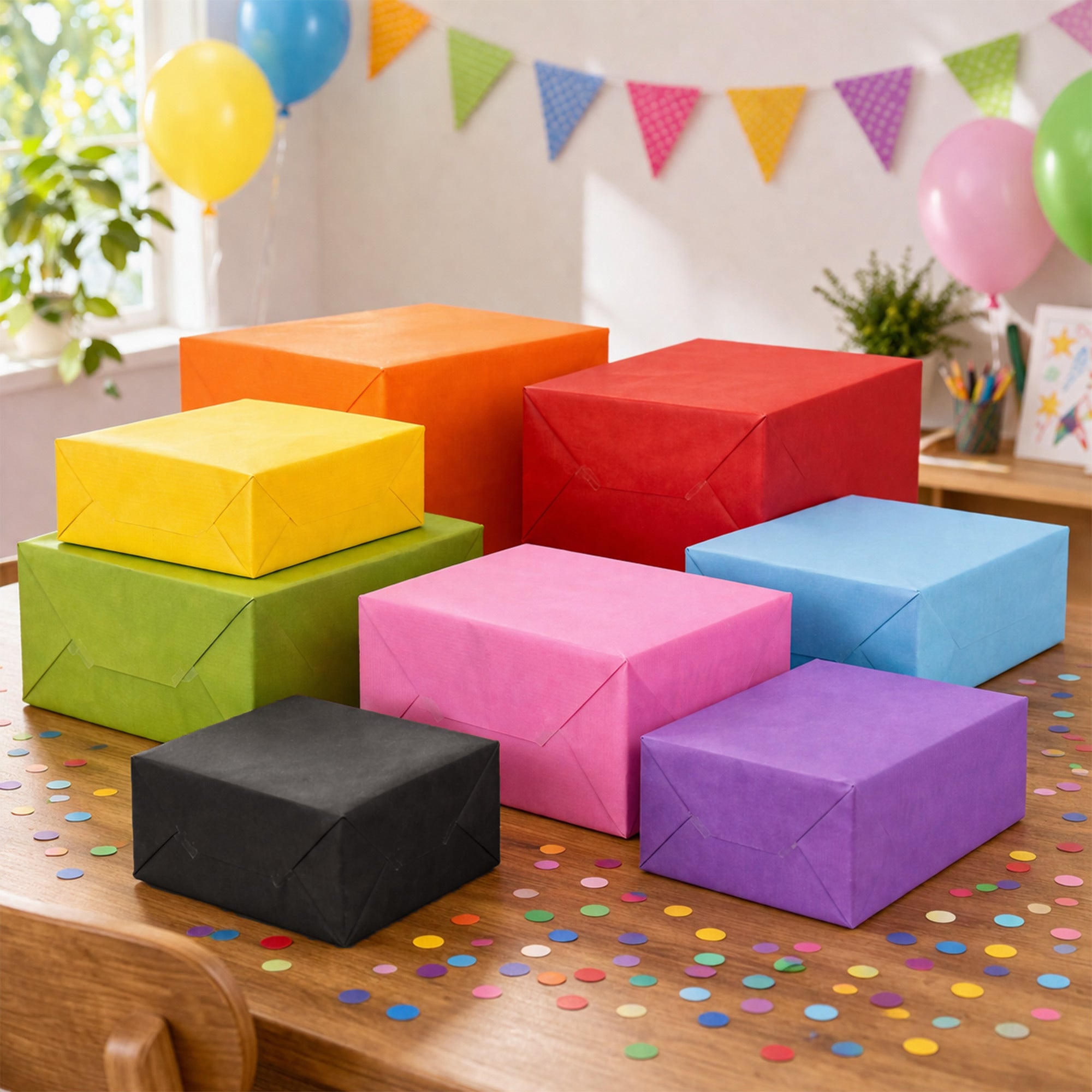 bellatio-decorations-cadeaupapier-oranje-200x70-cm-inpakpapier_10501976-6