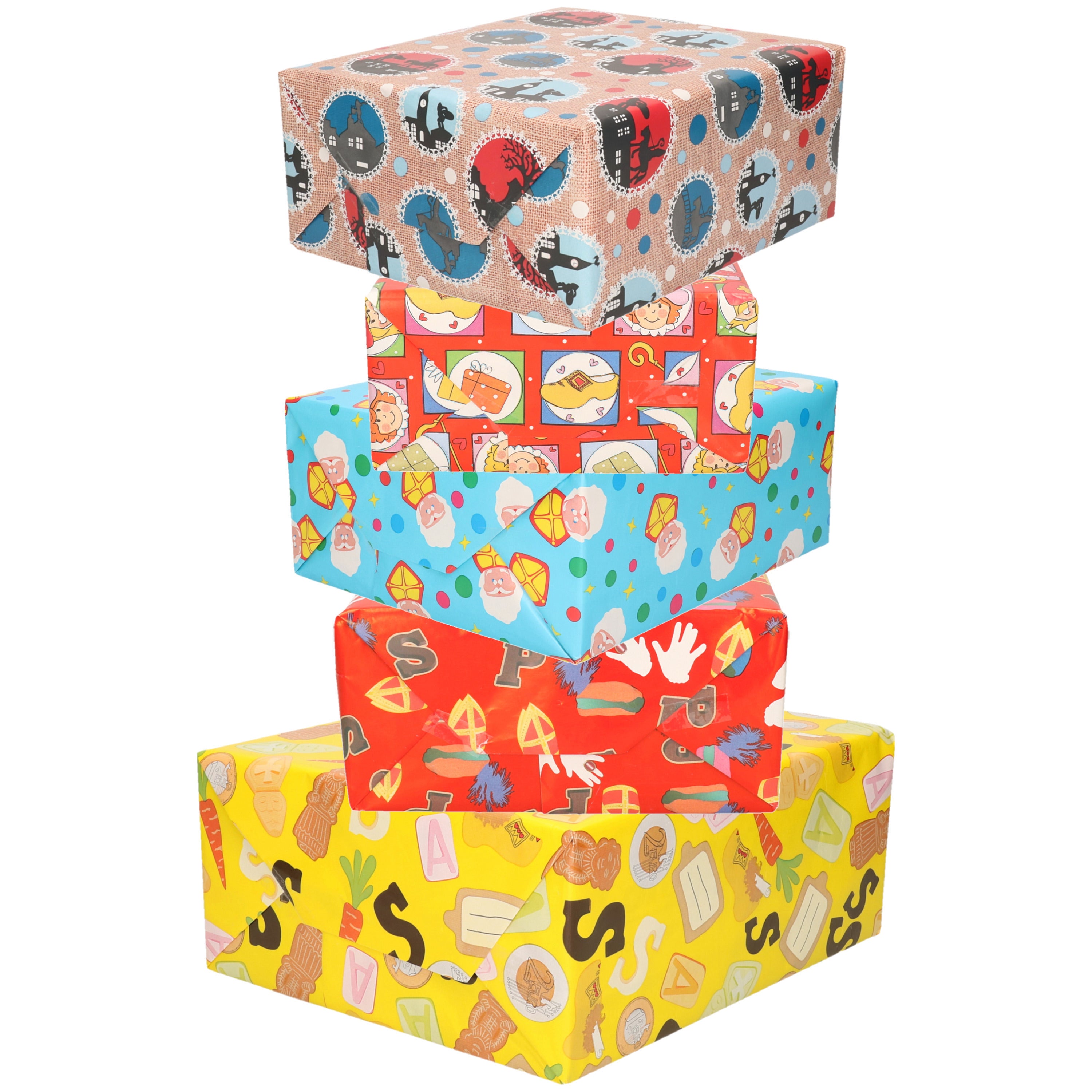 bellatio-design-inpakpapier-sinterklaas-5x-rollen-200x70-cm-cadeaupapier_10501977-1