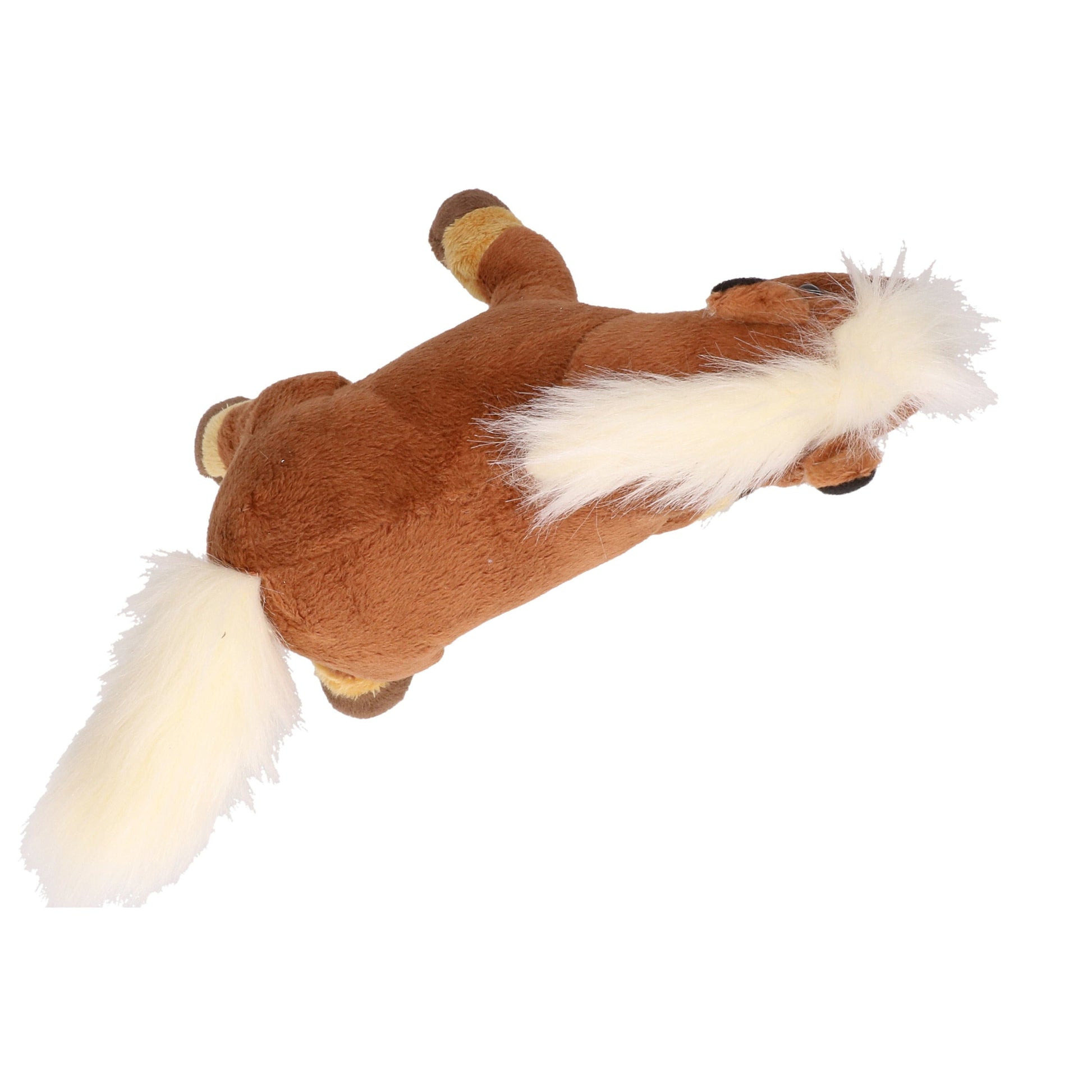 Cornelissen paardenknuffel - bruin pluche - 25 cm - boerderijdier - Pluchen speelgoed