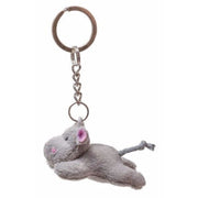 Nature Planet nijlpaard knuffel - sleutelhanger - pluche - 6 cm - Pluchen speelgoed