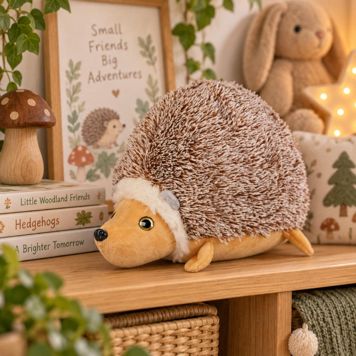 pluche-egel-knuffel-zacht-23-cm-lichtbruin-beige-egeltje_10411987-6