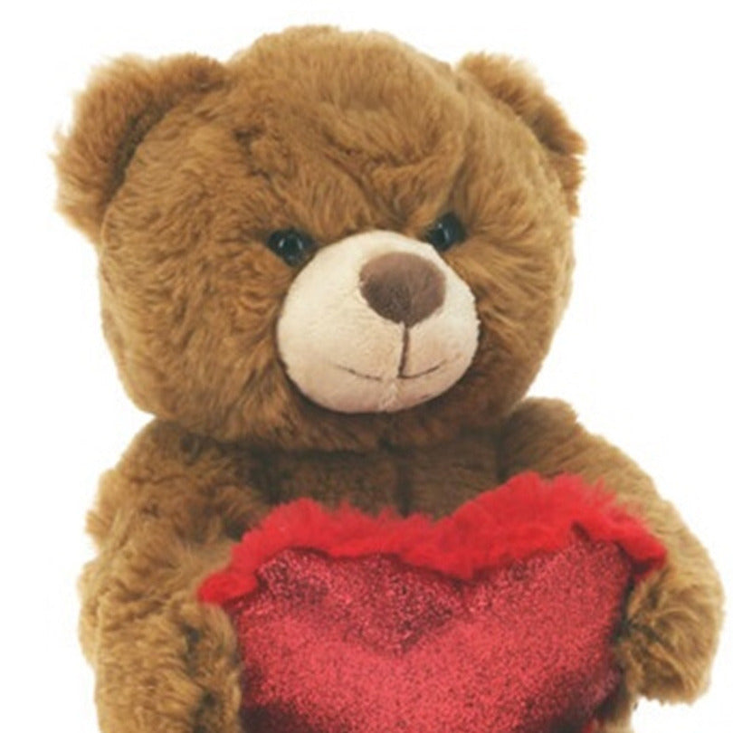 pluche-knuffelbeer-teddybeer-met-hartje-donker-bruin-26-cm_10428992-1