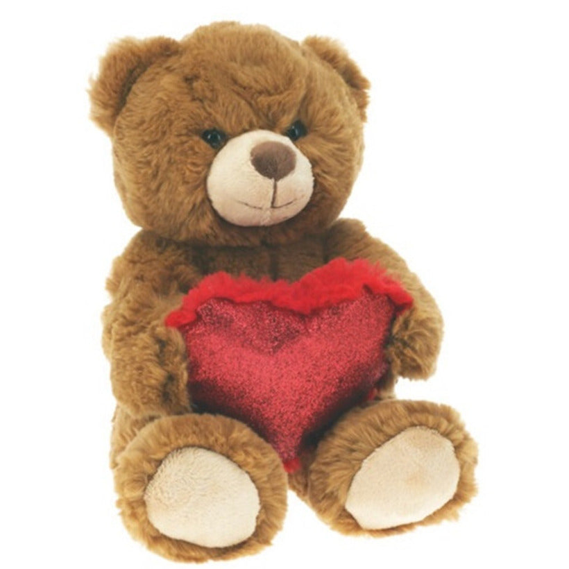 pluche-knuffelbeer-teddybeer-met-hartje-donker-bruin-26-cm_10428992