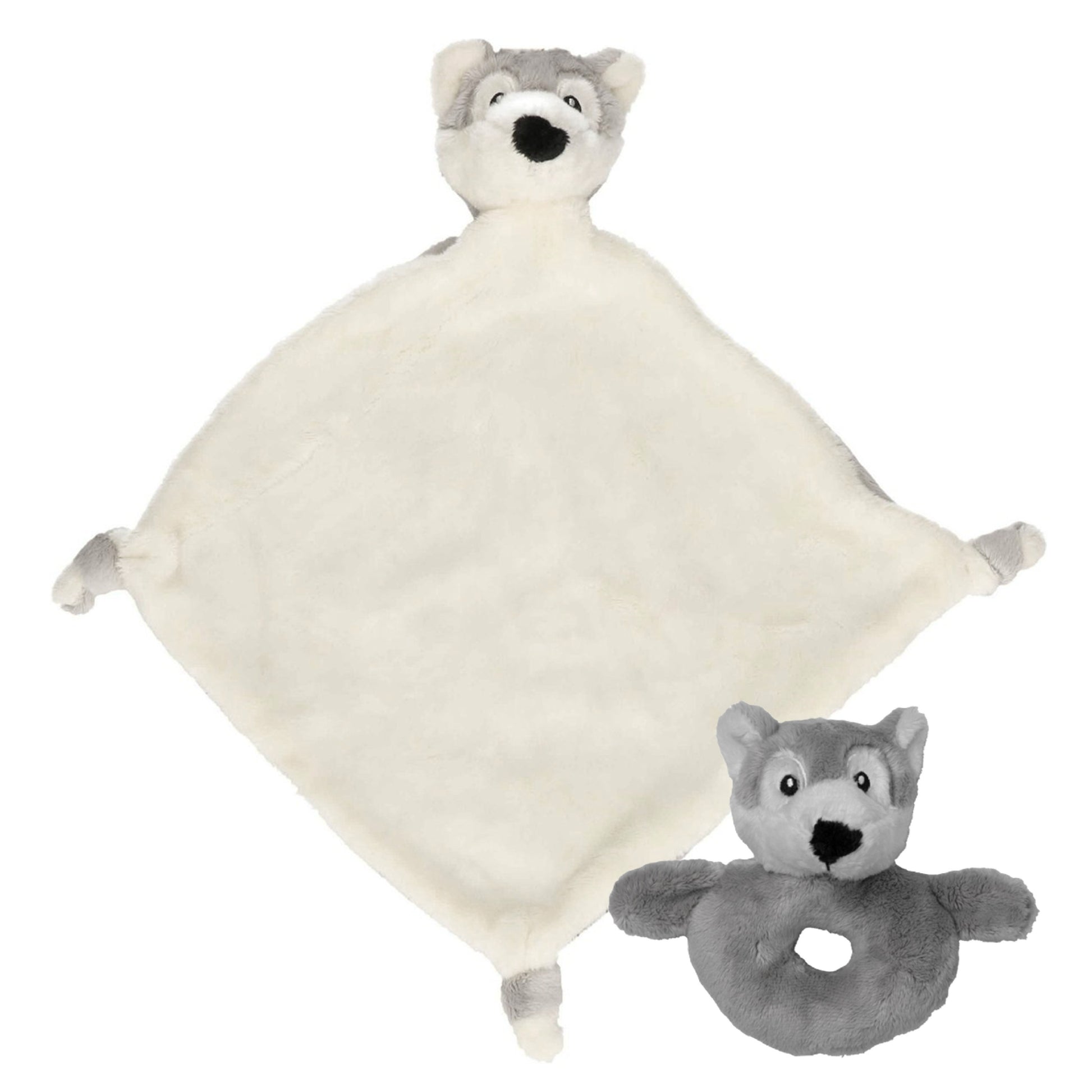 pluche-dieren-setje-wolf-knuffel-rammelaar-van-15-cm-en-tutteldoekje-40-cm_10359994-1