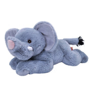 Eco-kins olifant knuffel - pluche - 30 cm - gerecycled - Pluchen speelgoed