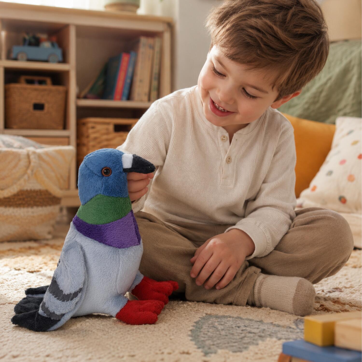 knuffel-duif-pluche-19-cm-gekleurd-vogelknuffel-duiven-knuffeldier_10169996-4