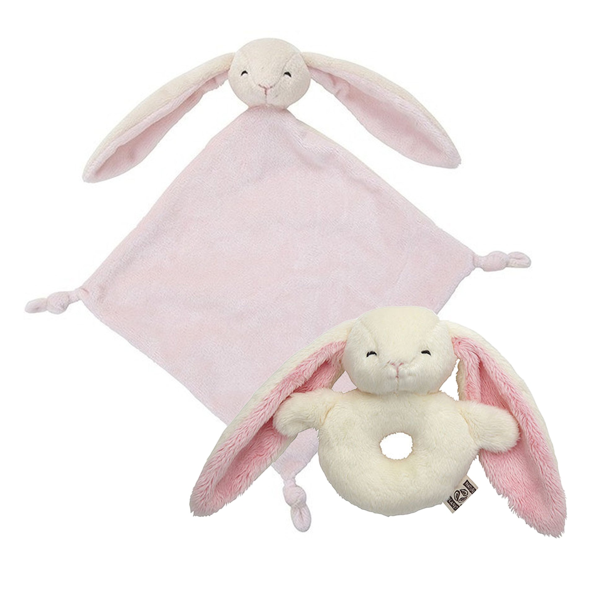 pluche-dieren-setje-konijn-knuffel-rammelaar-15-cm-en-tutteldoekje-40-cm_10359996
