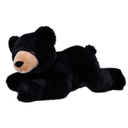 Eco-kins zwarte beer knuffel - pluche - 30 cm - Pluchen speelgoed