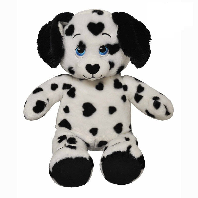 Dalmatiër knuffel hond - pluche - zwart wit - 41 cm - Pluchen speelgoed