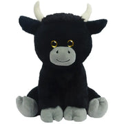knuffeldier-stier-koe-herman-zachte-pluche-stof-dieren-knuffels-zwart-24-cm_10430250