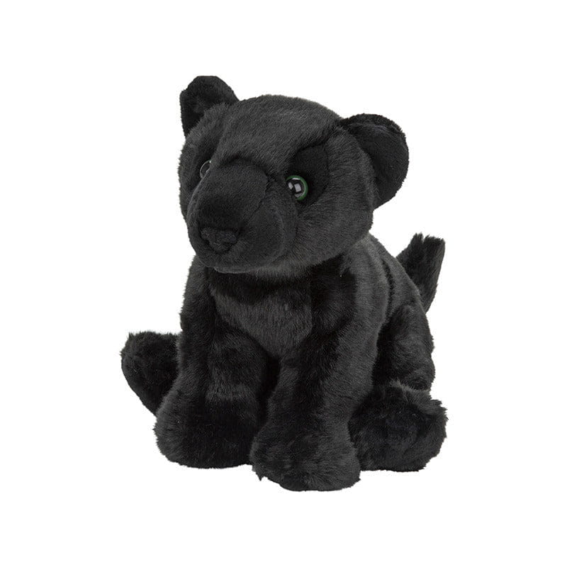 Nature Planet panter knuffel - pluche - zwart - 22 cm - Pluchen speelgoed