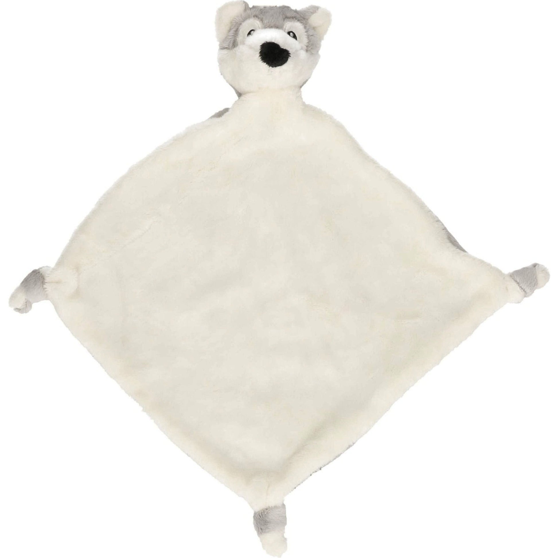 Nature Planet wolf tutteldoekje - zacht pluche - 40 x 40 cm - baby knuffeldoekje