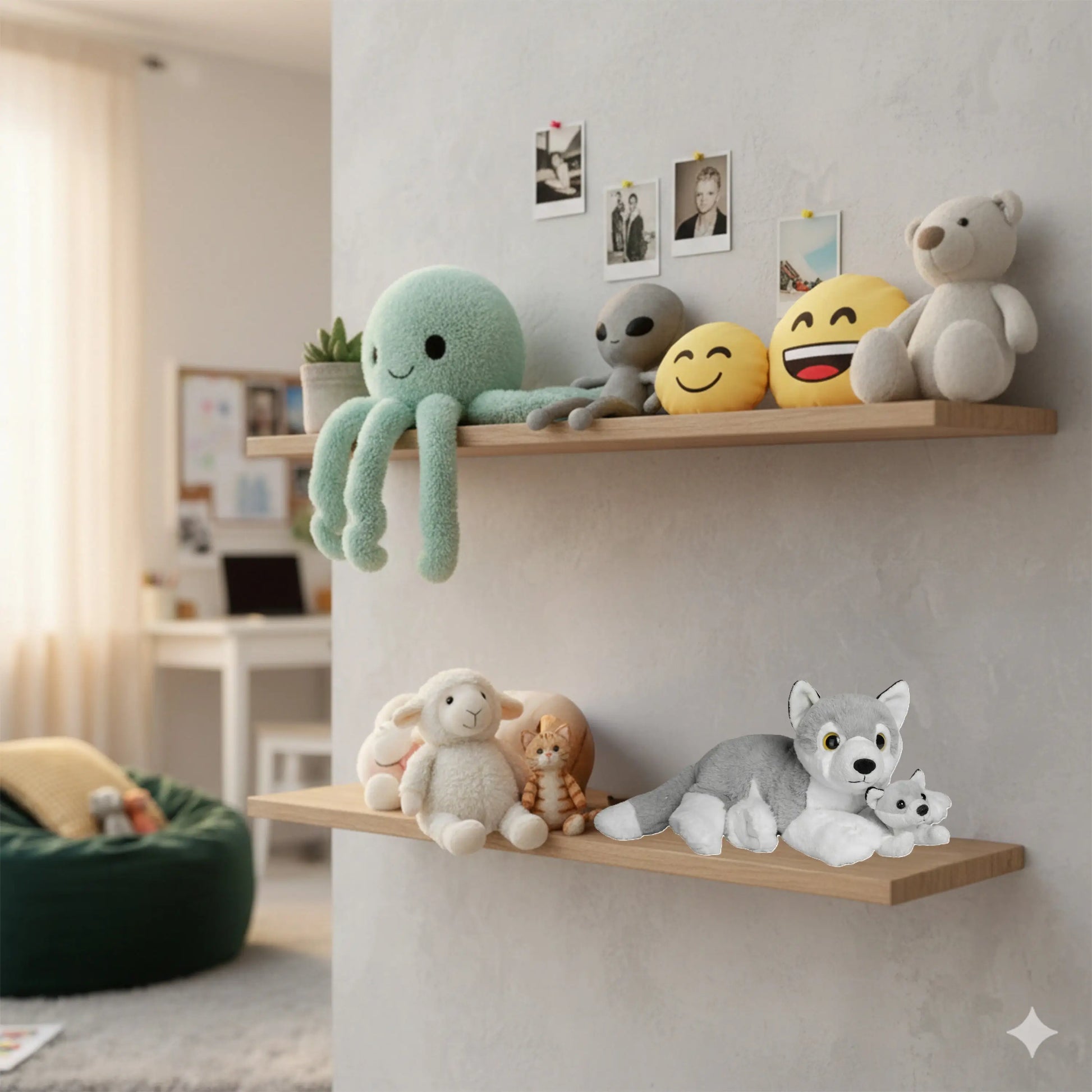 nature-planet-wolven-knuffels-pluche-wolvenfamilie-jong-en-moeder-22-cm_10318142-2
