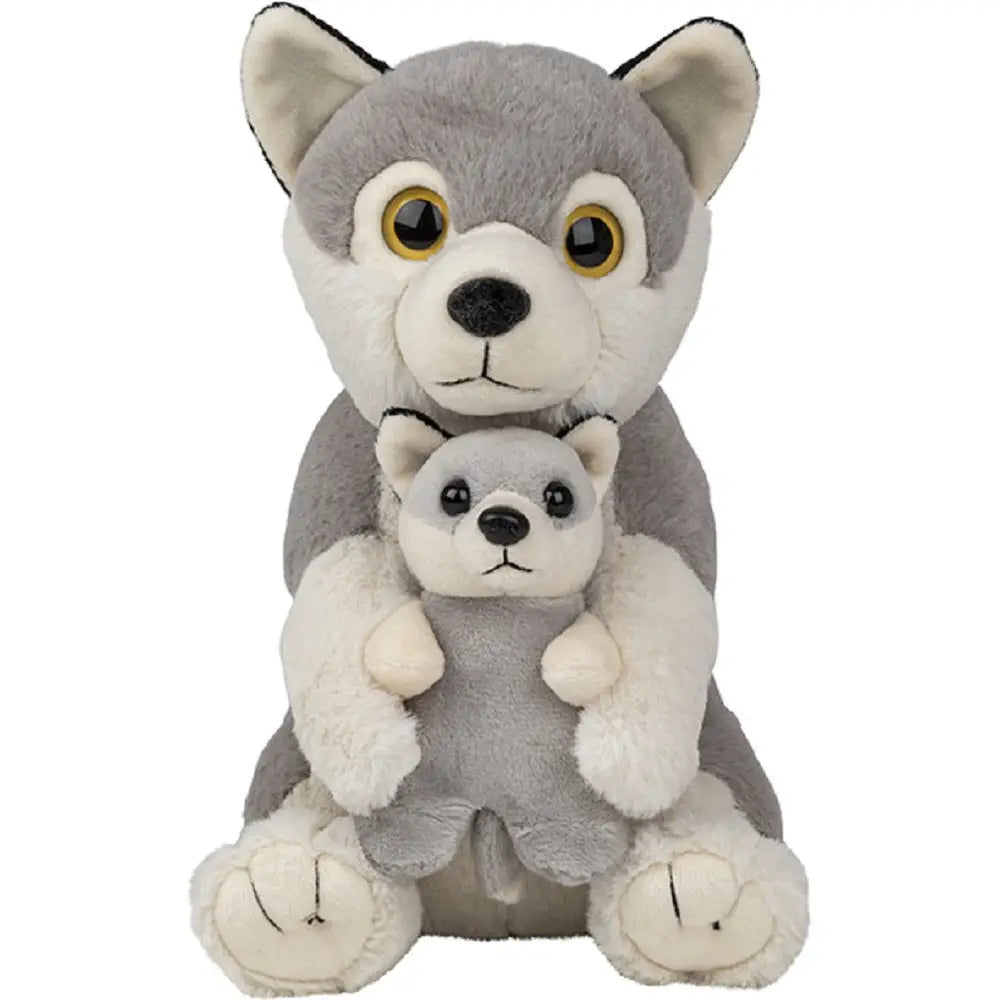 nature-planet-wolven-knuffels-pluche-wolvenfamilie-jong-en-moeder-22-cm_10318142