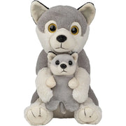 nature-planet-wolven-knuffels-pluche-wolvenfamilie-jong-en-moeder-22-cm_10318142