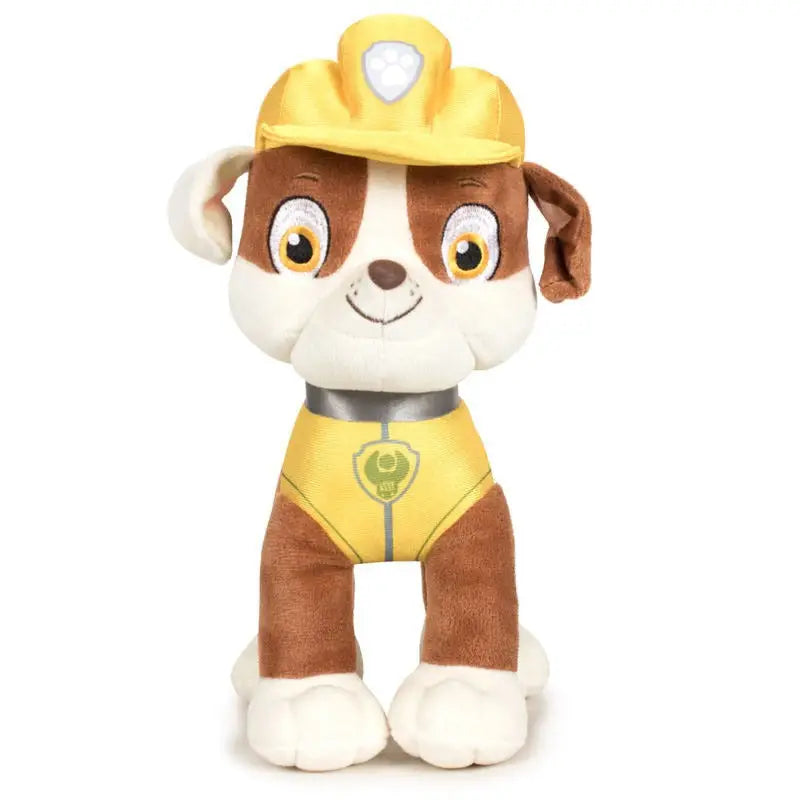 Paw Patrol Rubble knuffel - pluche - 27 cm - tv-held - Pluchen speelgoed