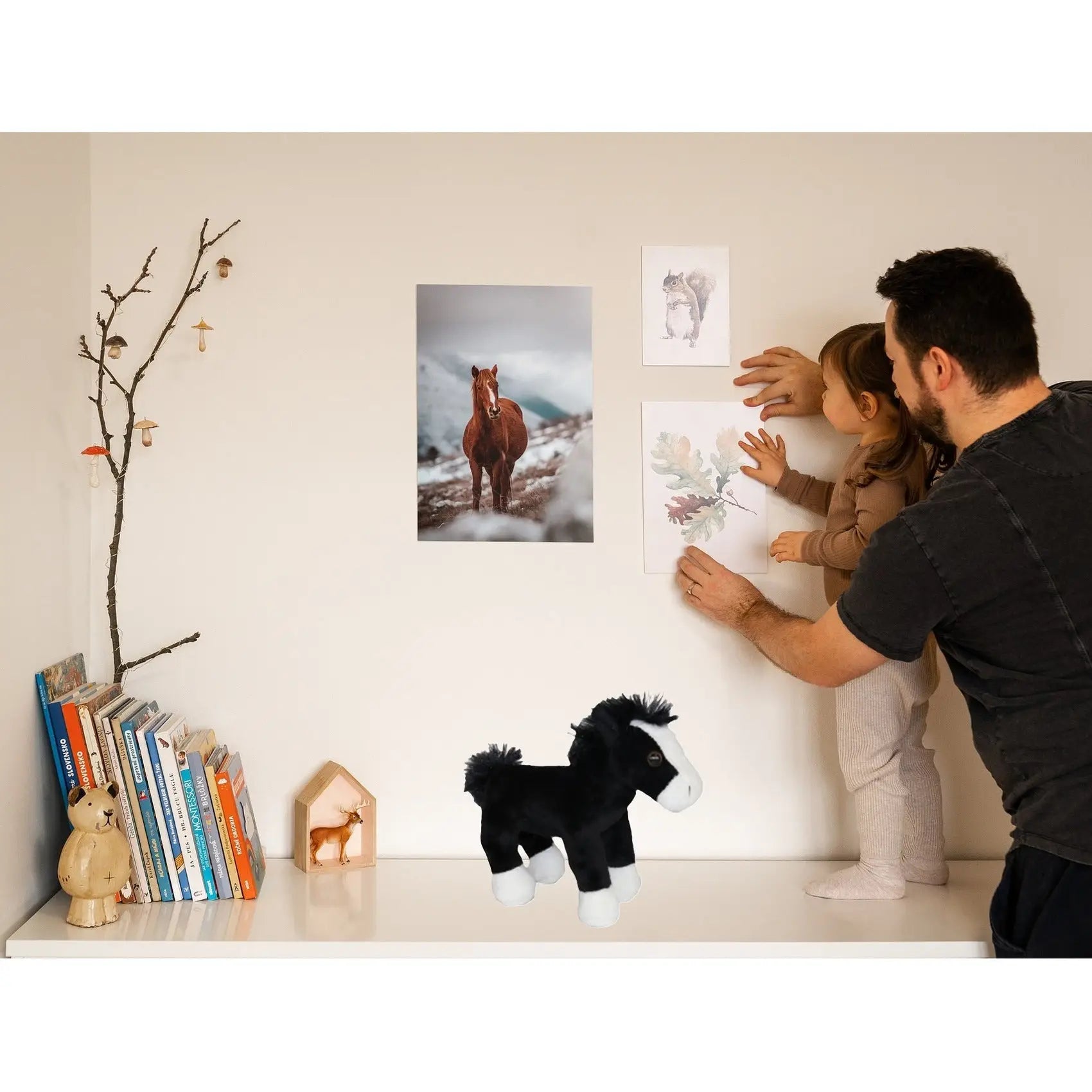 pluche-paardje-zwart-19-cm-boerderijdier-knuffel_10446708-1