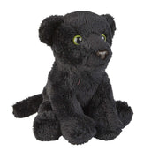 Pluche zwarte panter knuffel - 15 cm - zacht speelgoed - Pluchen speelgoed