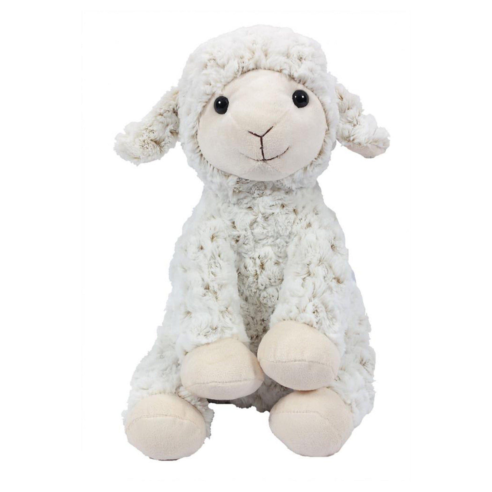 Schaap/lammetje knuffel - zachte pluche - wit - 33 cm - Pluchen speelgoed