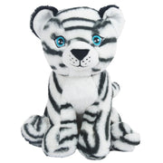 Tijger Samuel knuffel - pluche - wit - 23 cm - dierenknuffel - Pluchen speelgoed
