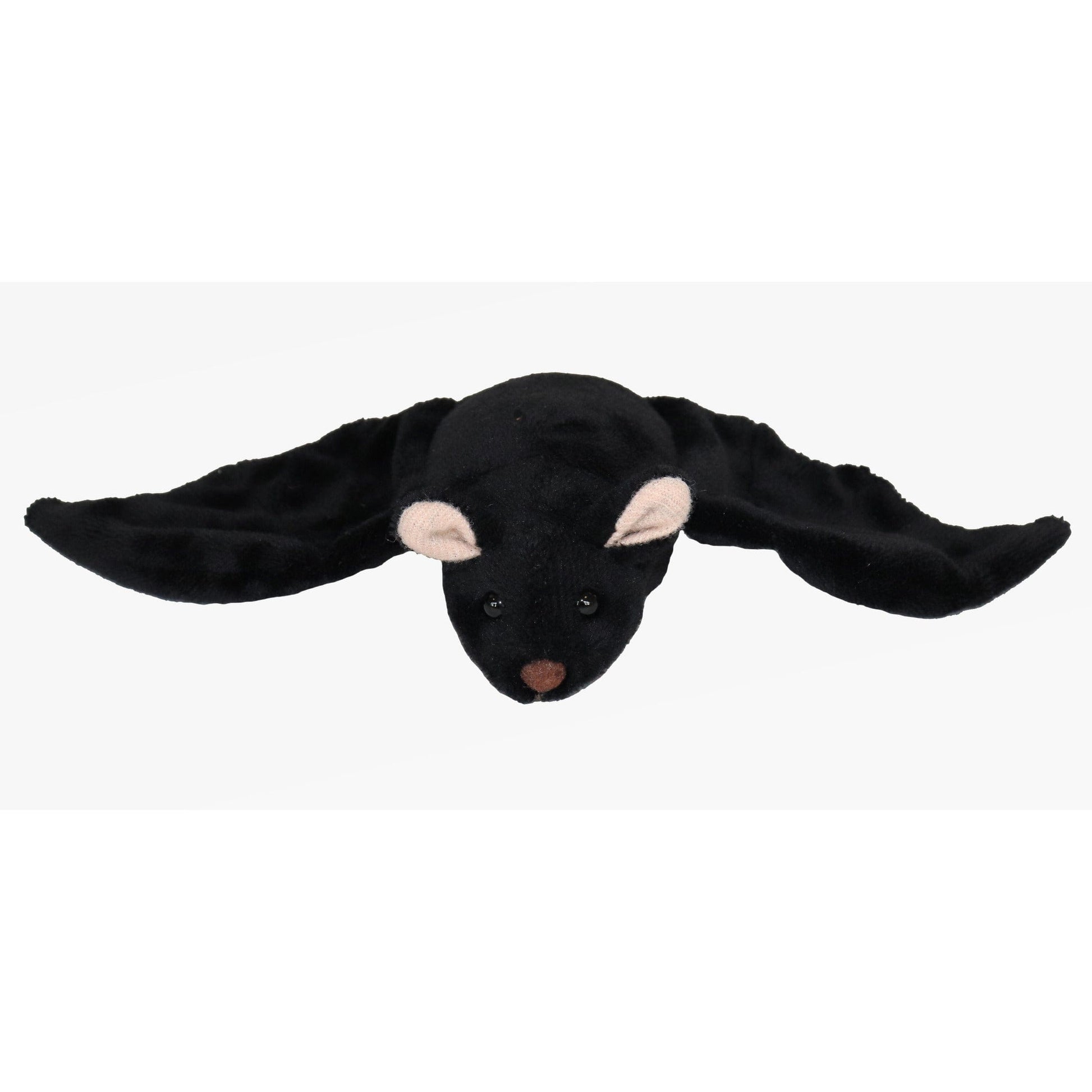 Vleermuis knuffel - pluche - zwart - 24 cm - Cornelissen - Pluchen speelgoed