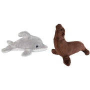 zeedieren-serie-zachte-pluche-knuffels-2x-stuks-dolfijn-en-zeeleeuw-van-15-cm_10363626